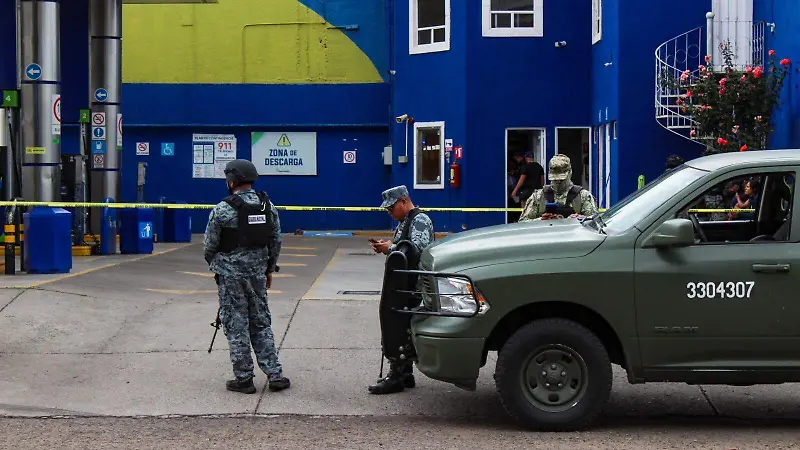 Ejército realiza cateo en gasolinera de la Zona Centro de Durango capital